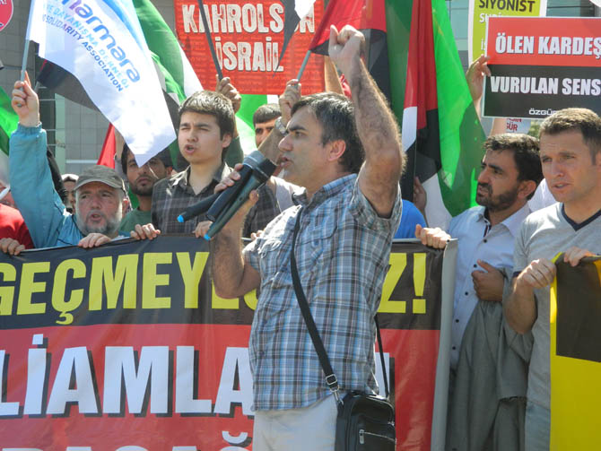 Çağlayan Adliyesi Önünde Mavi Marmara Eylemi 2