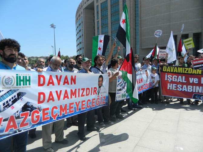 Çağlayan Adliyesi Önünde Mavi Marmara Eylemi 22