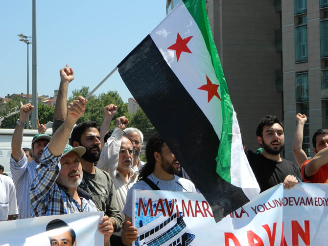 Çağlayan Adliyesi Önünde Mavi Marmara Eylemi 24