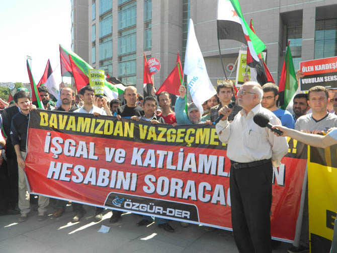Çağlayan Adliyesi Önünde Mavi Marmara Eylemi 4