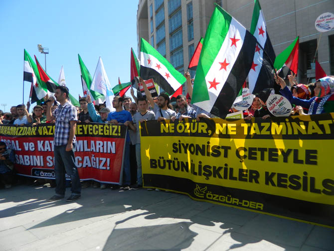 Çağlayan Adliyesi Önünde Mavi Marmara Eylemi 6