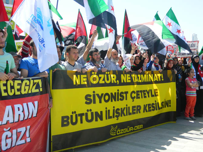 Çağlayan Adliyesi Önünde Mavi Marmara Eylemi 7