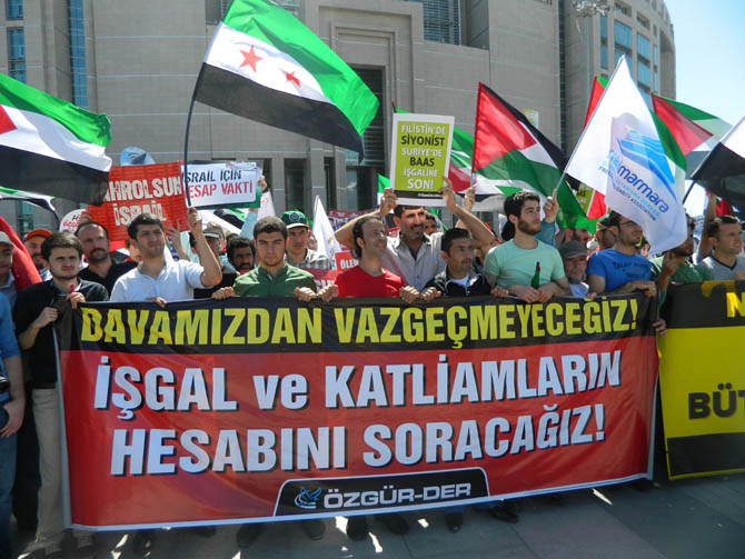 Çağlayan Adliyesi Önünde Mavi Marmara Eylemi 8