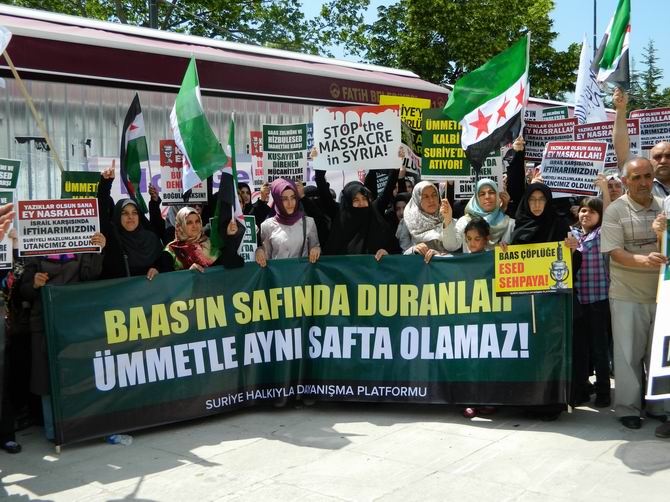 Fatih Camii’nde Protesto:  “Katil İran, Katil Hizbullah” 22