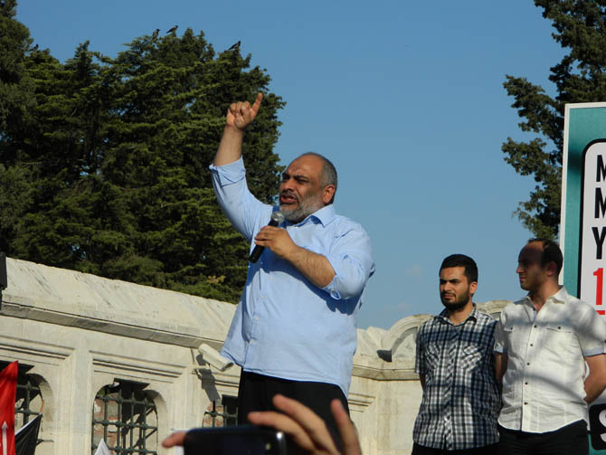 On Binler Fatih’te Kudüs ve Mavi Marmara İçin Yürüyor 5