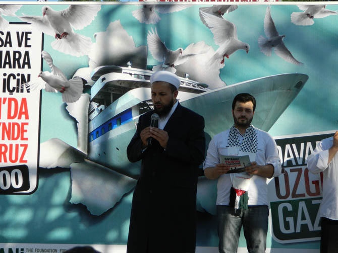 On Binler Fatih’te Kudüs ve Mavi Marmara İçin Yürüyor 6