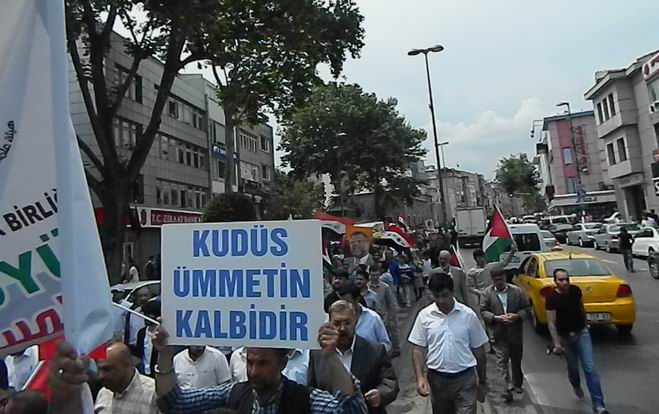 Fatih’te “Kudüs’e Küresel Yürüyüş” Eylemi 7