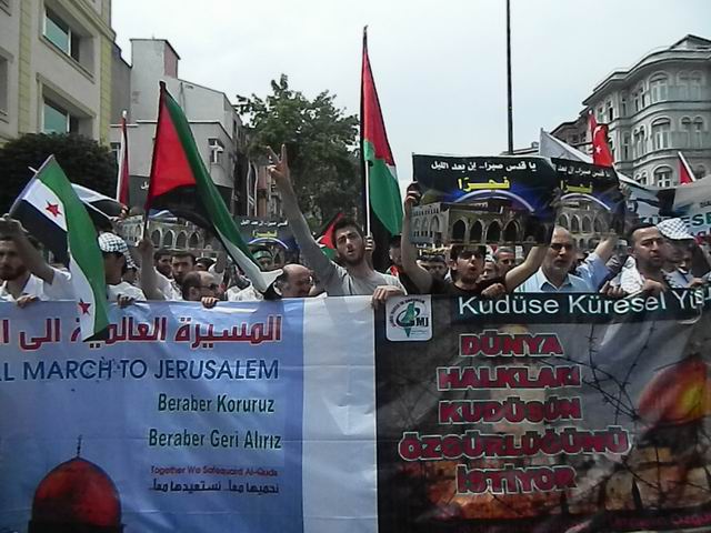 Fatih’te “Kudüs’e Küresel Yürüyüş” Eylemi 8