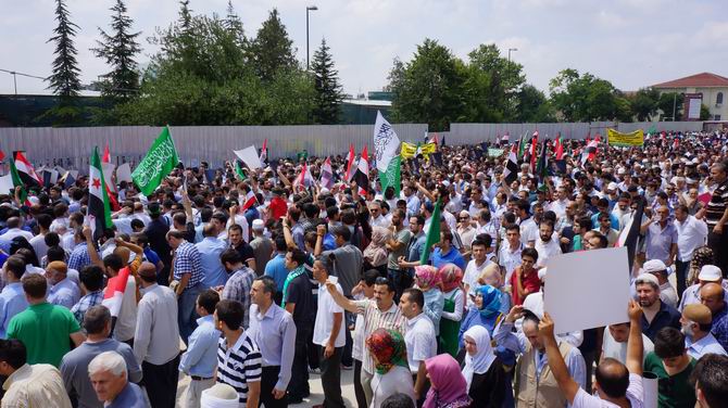 İstanbul'dan Mısır İslami Hareketine Destek Yürüyüşü 1