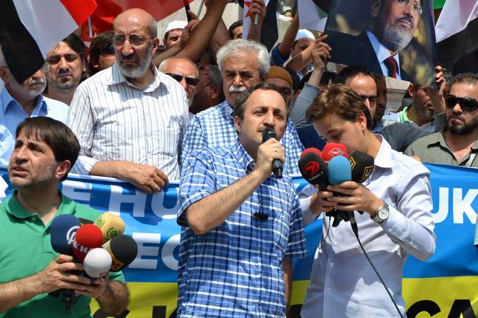 İstanbul'dan Mısır İslami Hareketine Destek Yürüyüşü 15