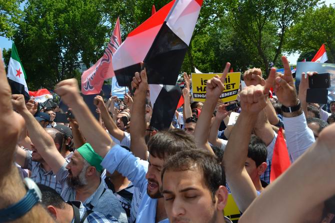 İstanbul'dan Mısır İslami Hareketine Destek Yürüyüşü 27