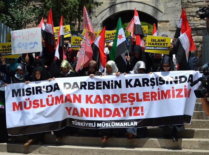 İstanbul'dan Mısır İslami Hareketine Destek Yürüyüşü 3