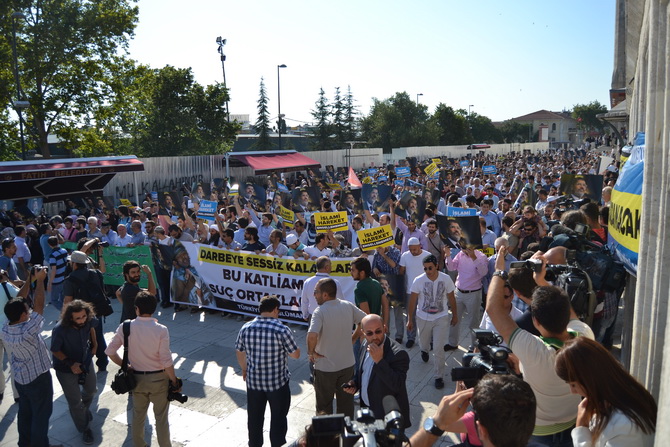 Mısır Cuntasının Katliamı Fatih’te Protesto Edildi 1