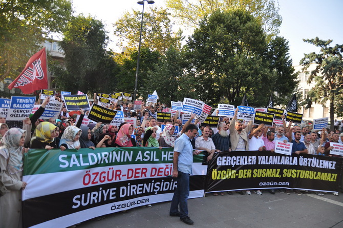 Özgür-Der'e Yapılan Saldırılar Protesto Edildi 1