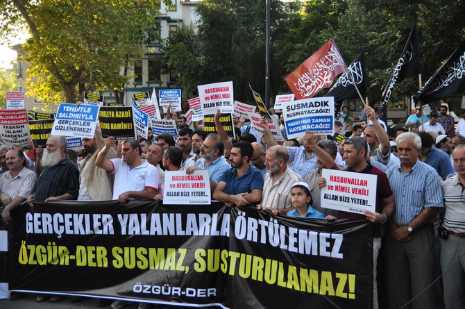 Özgür-Der'e Yapılan Saldırılar Protesto Edildi 11