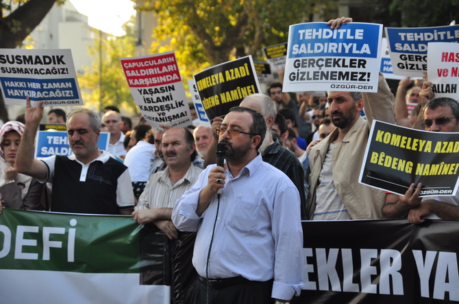 Özgür-Der'e Yapılan Saldırılar Protesto Edildi 16