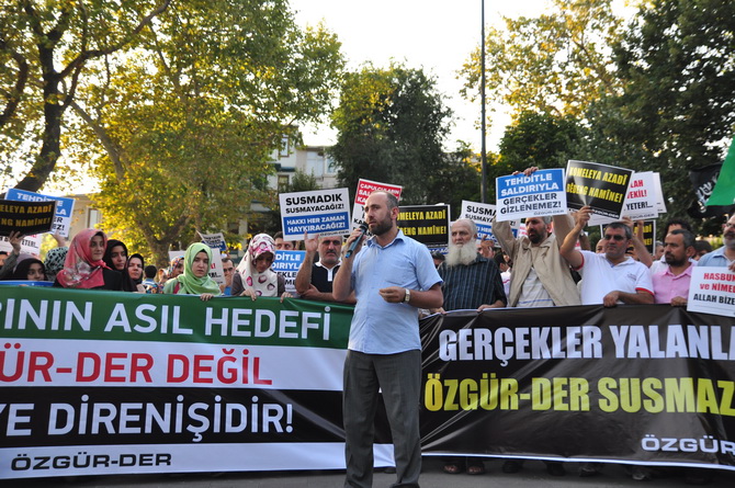 Özgür-Der'e Yapılan Saldırılar Protesto Edildi 17