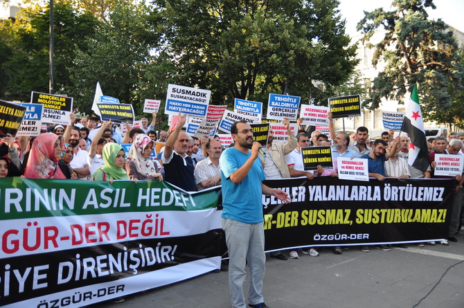 Özgür-Der'e Yapılan Saldırılar Protesto Edildi 19