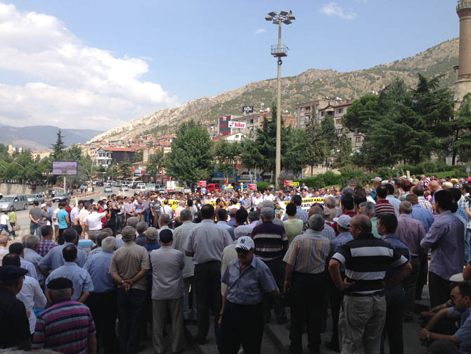 Amasya'da Mısır Ordusu Protesto Edildi 19