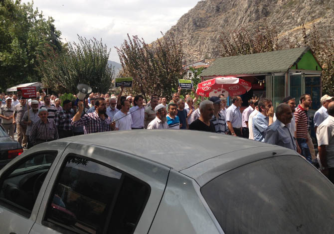 Amasya'da Mısır Ordusu Protesto Edildi 20