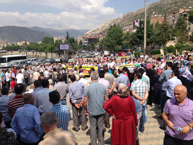 Amasya'da Mısır Ordusu Protesto Edildi 6