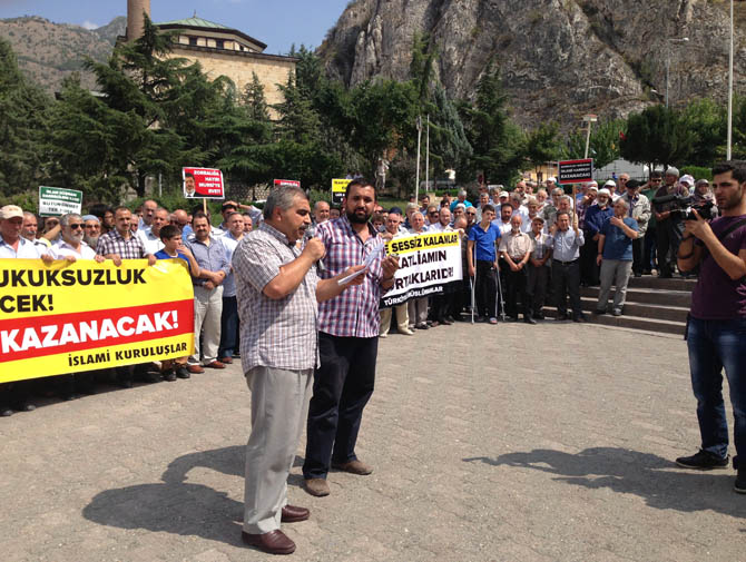 Amasya'da Mısır Ordusu Protesto Edildi 9