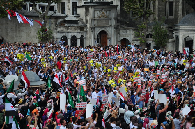 Mısır Katliamı Eyüp'te Protesto Edildi 2