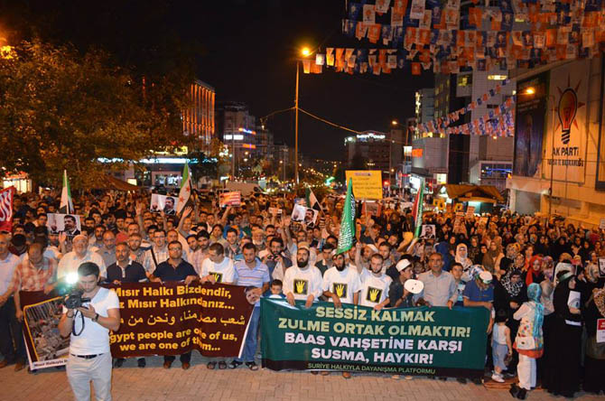 Bursa'da Mısır Protestosu 1