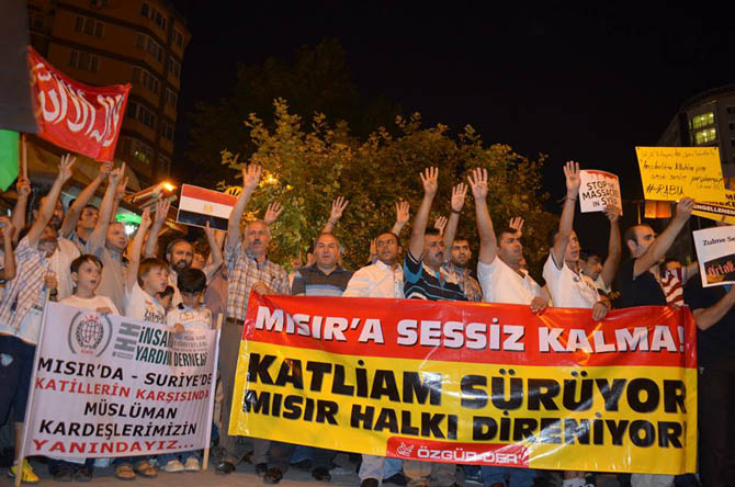 Bursa'da Mısır Protestosu 10