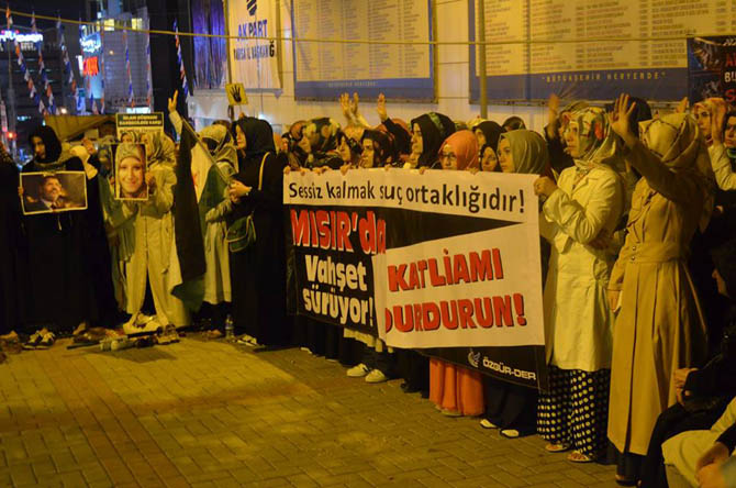 Bursa'da Mısır Protestosu 12