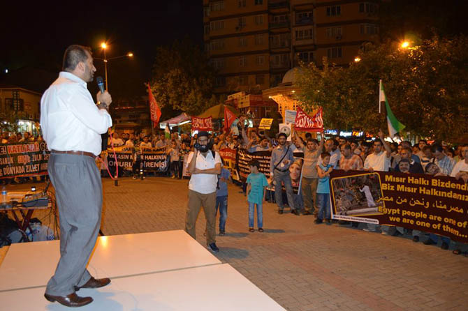 Bursa'da Mısır Protestosu 17