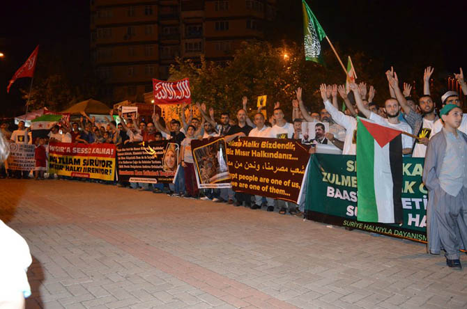Bursa'da Mısır Protestosu 18