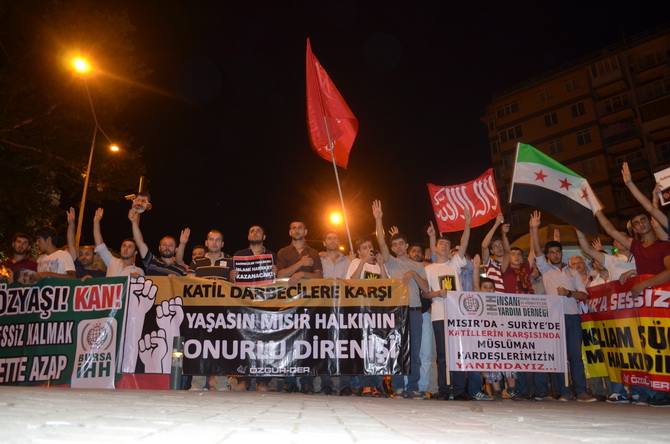 Bursa'da Mısır Protestosu 25