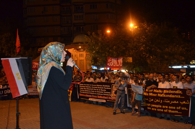 Bursa'da Mısır Protestosu 26