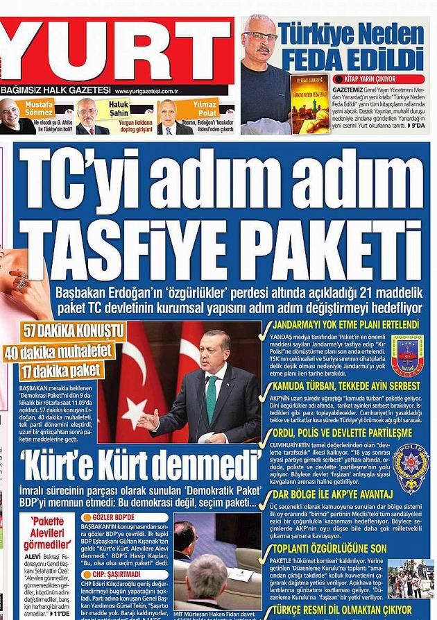 Manşetlerde Demokratikleşme Paketi 28