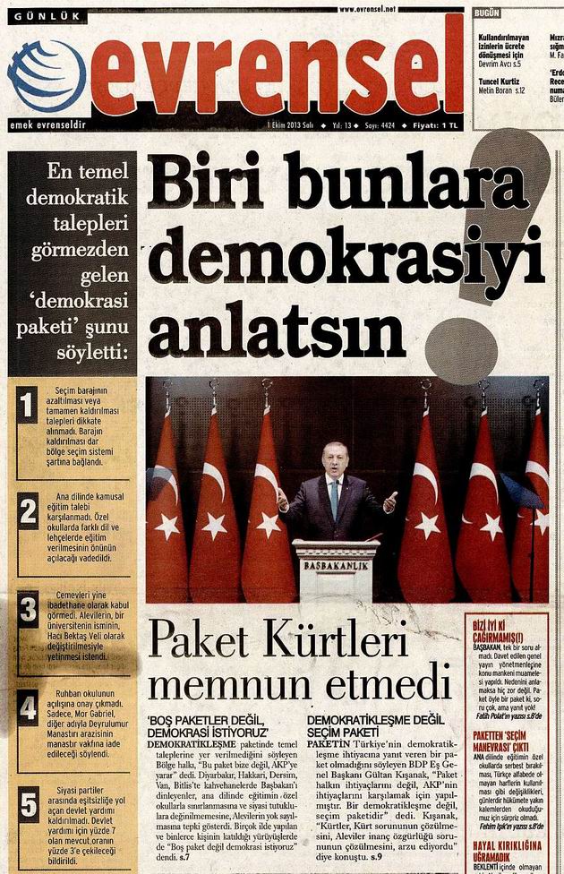 Manşetlerde Demokratikleşme Paketi 7