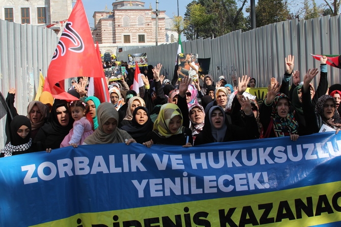 Fatih’te Mısır Cuntası Lanetlendi 1