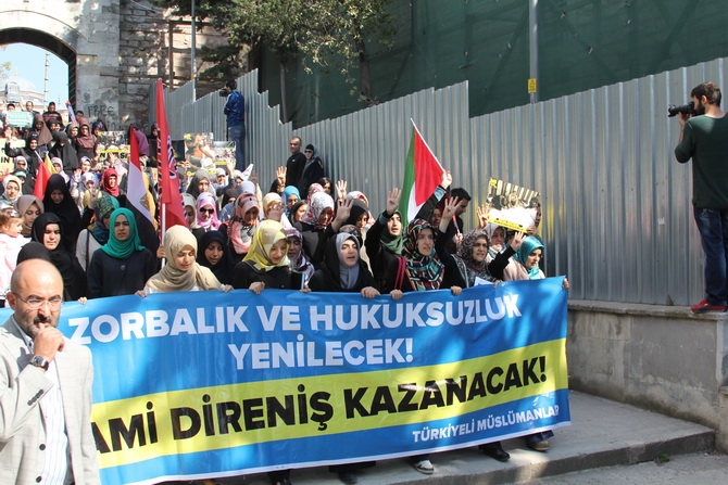 Fatih’te Mısır Cuntası Lanetlendi 2