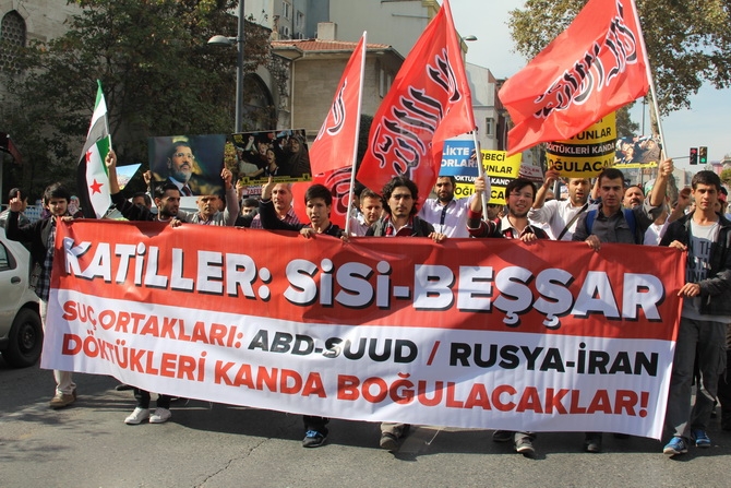 Fatih’te Mısır Cuntası Lanetlendi 3