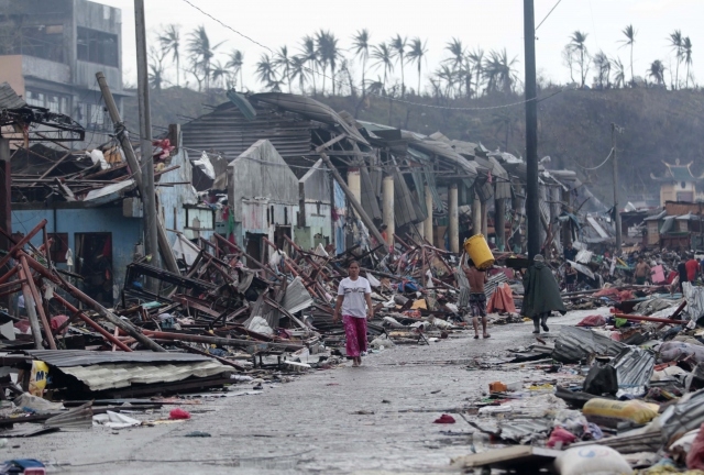Haiyan tayfunu Filipinler'i vurdu 1