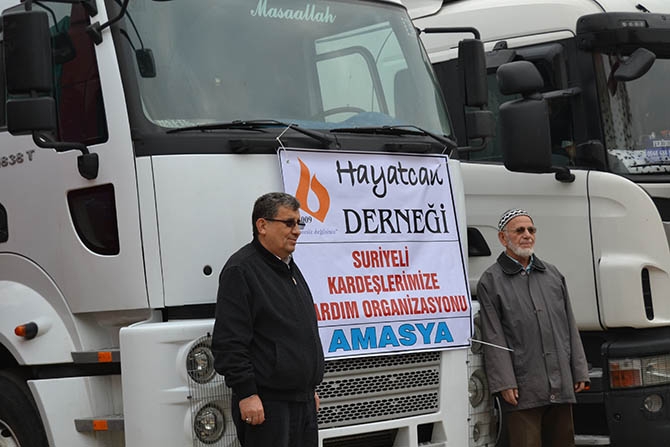 Amasya'dan Suriye'ye Tonlarca Yardım 10
