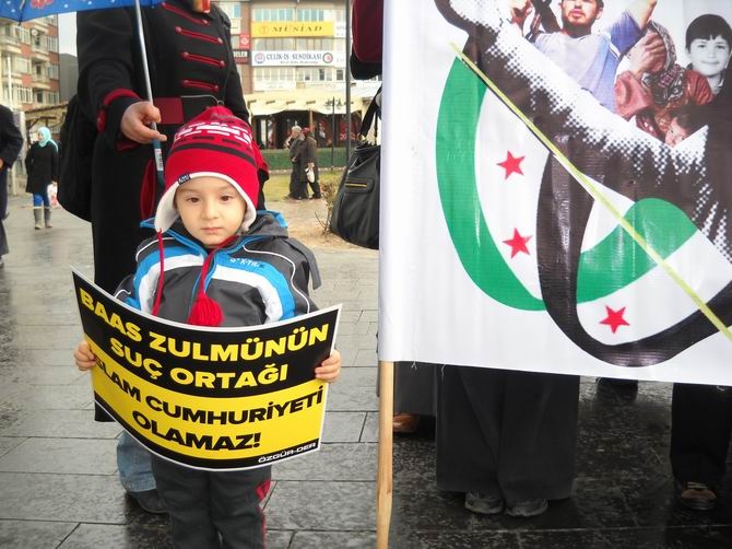 Sivas’ta Suriye, Mısır ve Filistin İçin Eylem 1