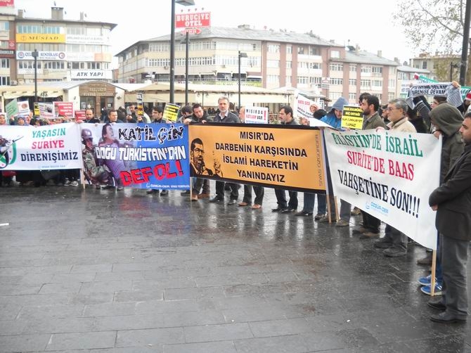Sivas’ta Suriye, Mısır ve Filistin İçin Eylem 5