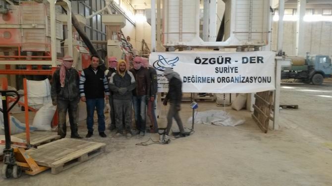 Özgür-Der, Rakka ve İdlip'te İki Değirmen Açtı 1