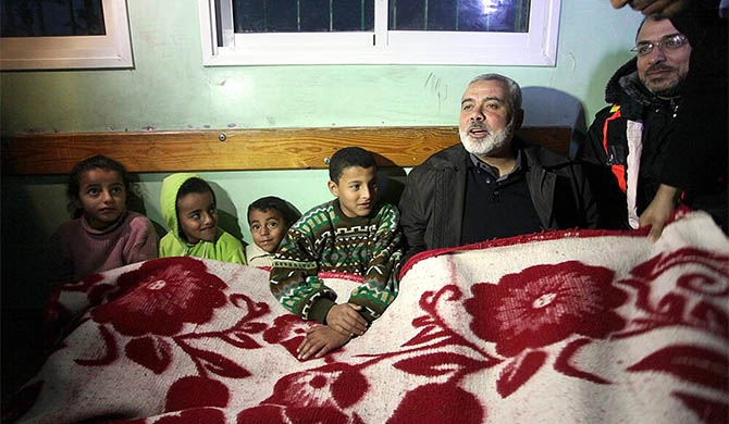 Abluka Altındaki Gazze'de Sel ve İsmail Heniye 13