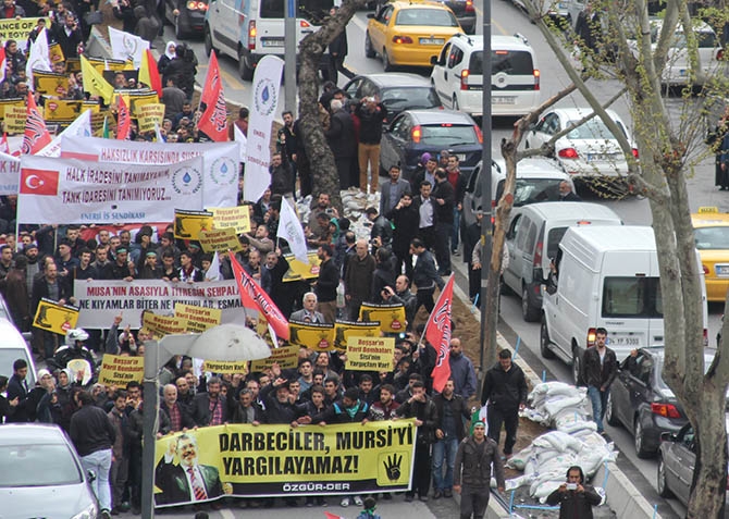 Fatih’te Binler Mısırlı Kardeşlerimiz İçin Yürüdü 6