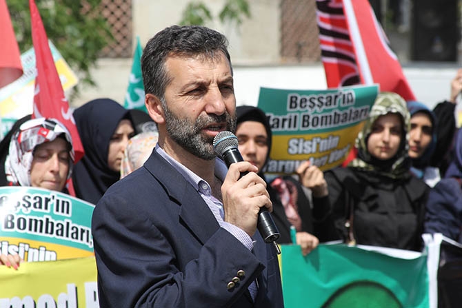 Şehzadebaşı'ndan Beyazıt'a Mısır'a Destek Yürüyüşü 21