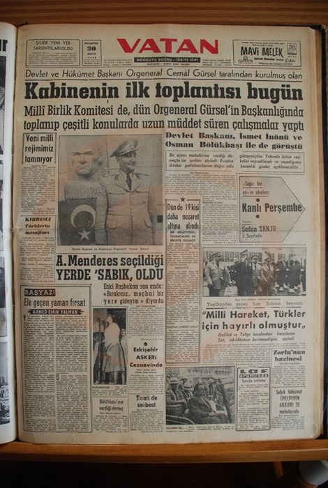 Menderes'i İdama Götüren Darbeci Manşetler 11