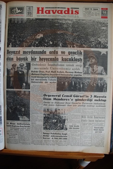 Menderes'i İdama Götüren Darbeci Manşetler 19