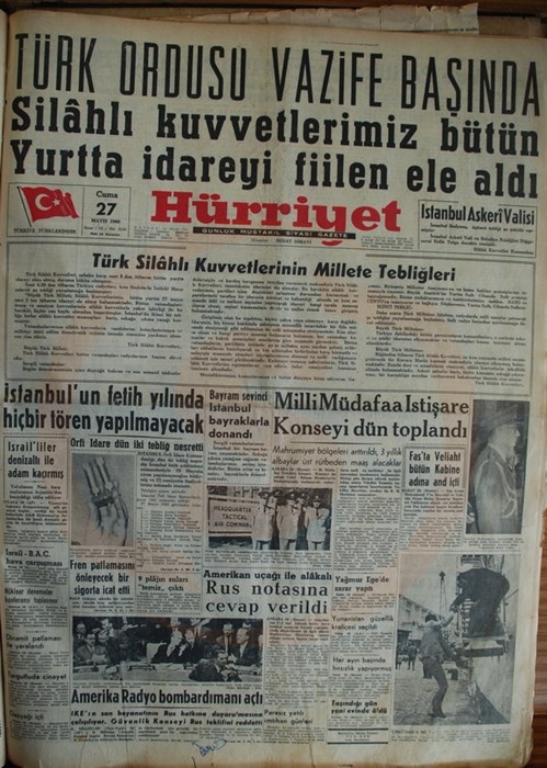 Menderes'i İdama Götüren Darbeci Manşetler 2